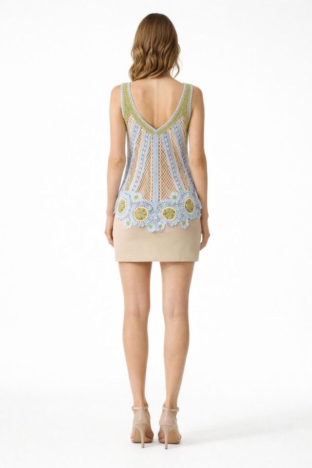 KROŞE İŞLEMELİ BLUZ